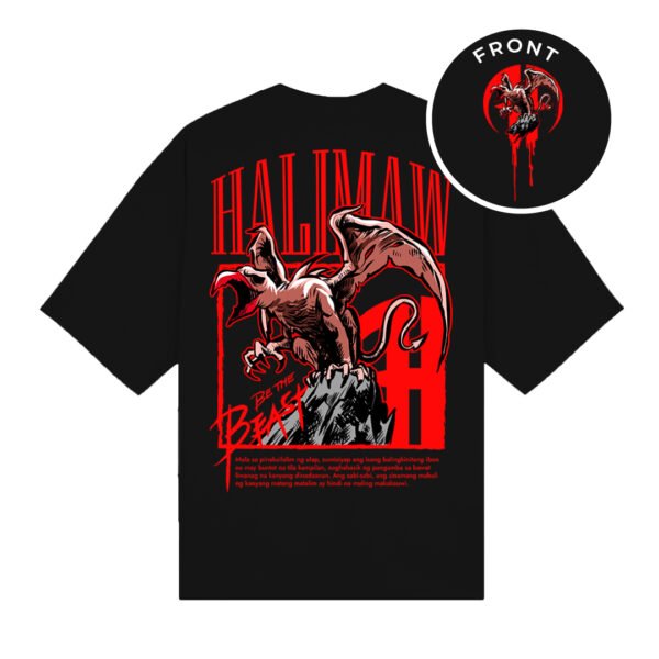 1 myth - with circle_Halimaw na ibon black Halimaw na Ibon Tshirt