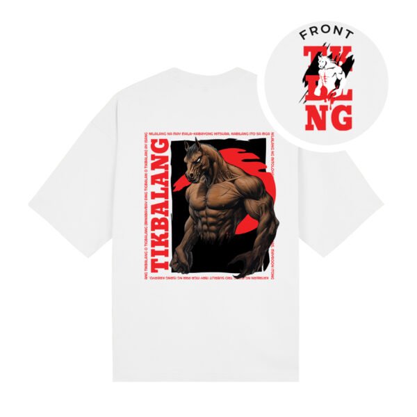 1 myth - with circle_tikbalang white FilipinoMythSeries Tikbalang Tshirt